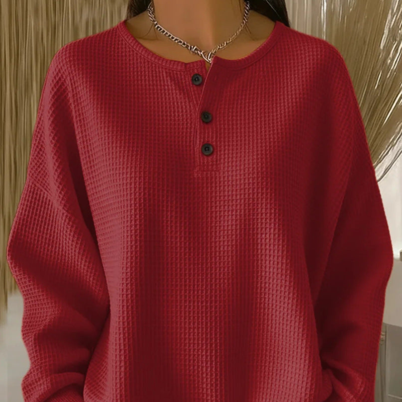 Becca™ - Avslappet Vaffeltopp