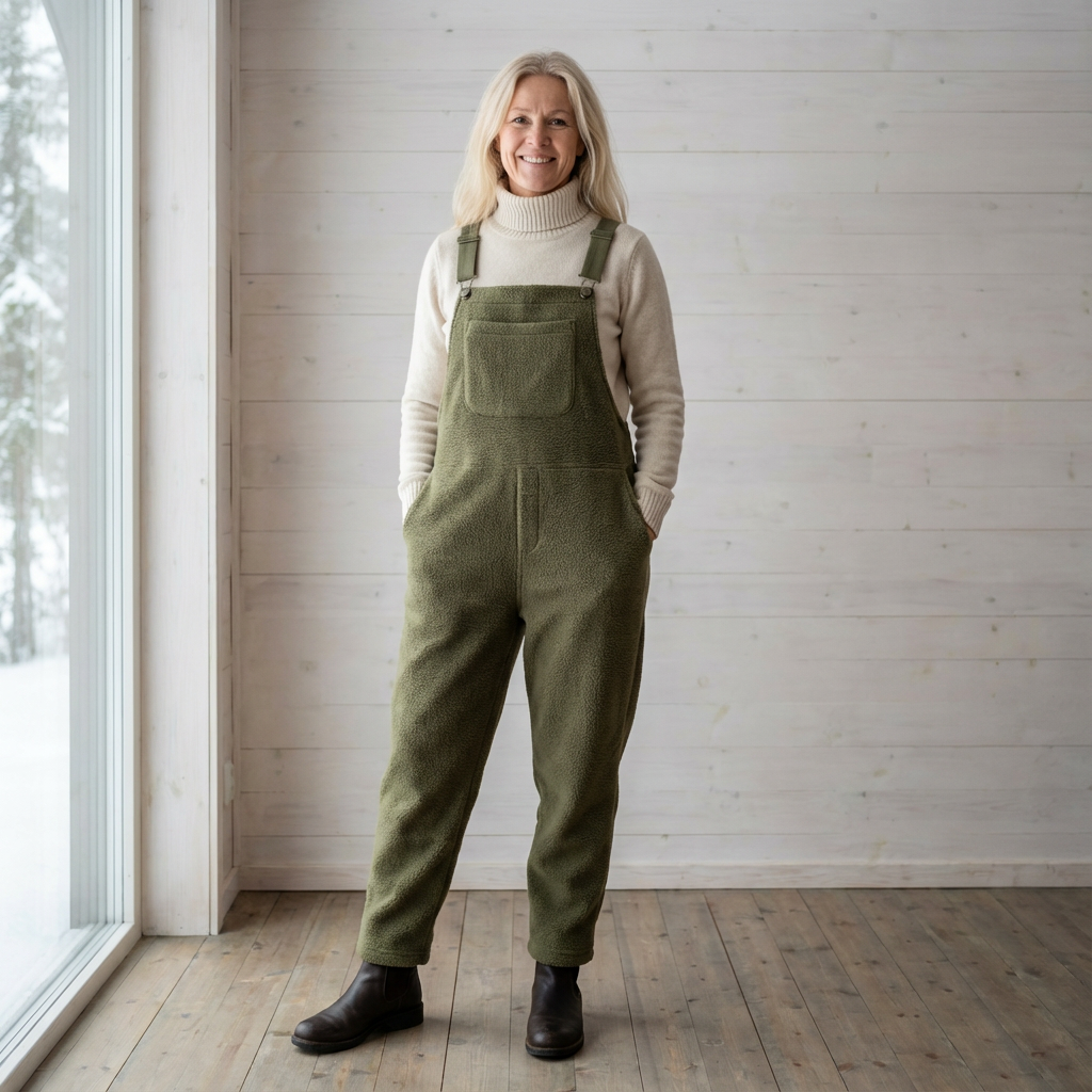Nirvald™ – Varm & Myk Fleeceoverall for Kaldere Dager